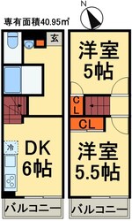 レオパレスやませの物件間取画像